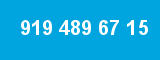919 489 67 15 919 489 67 15